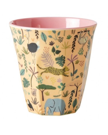 Gobelet - Rice - Mélamine - Funky - Pink jungle