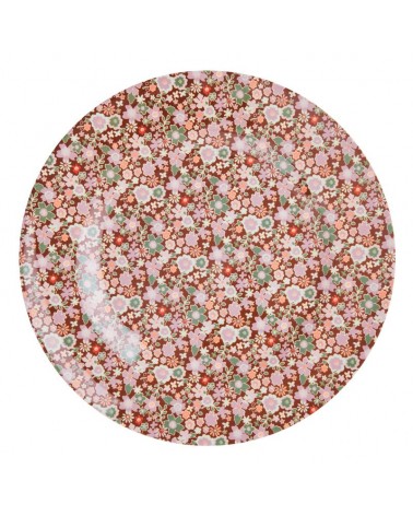 Assiette plate 25cm - Mélamine - Rice - Fall floral print