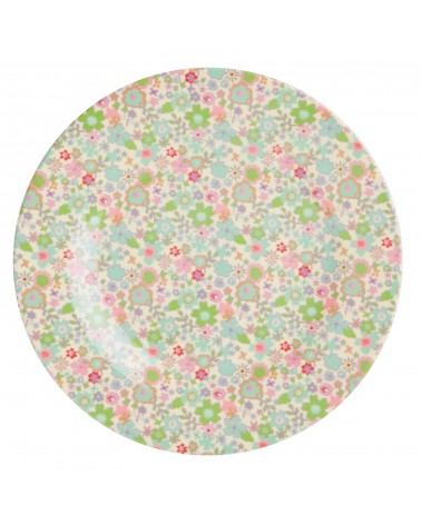 Assiette plate 25cm - Mélamine - Rice - Pastel Fall floral print