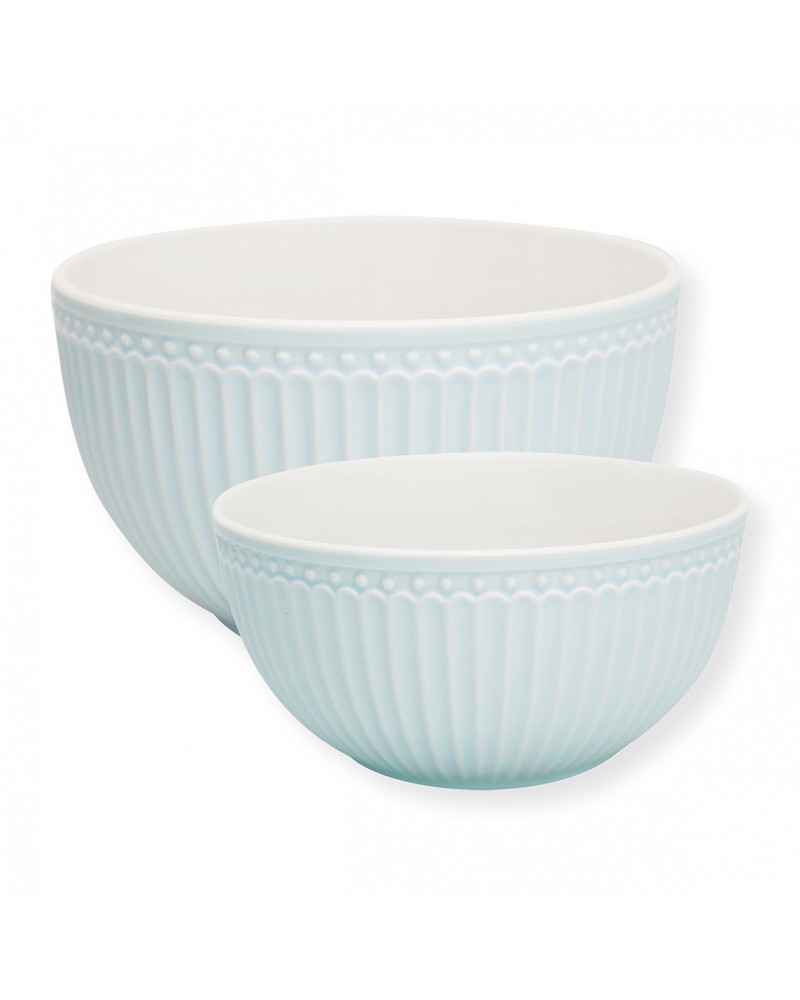 Set de deux saladiers - Greengate - Alice pale blue