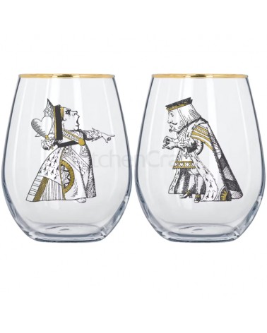 Set de deux verres - Alice in wonderland - V&A - 350ml