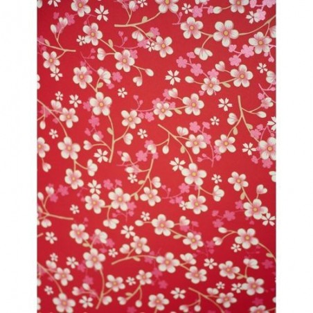 Papier peint Pip Studio Cherry Blossom - Rouge - ref 313027