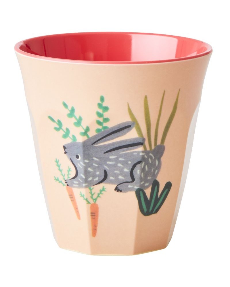 Petit gobelet - Rice - Mélamine - Farm - Lapin