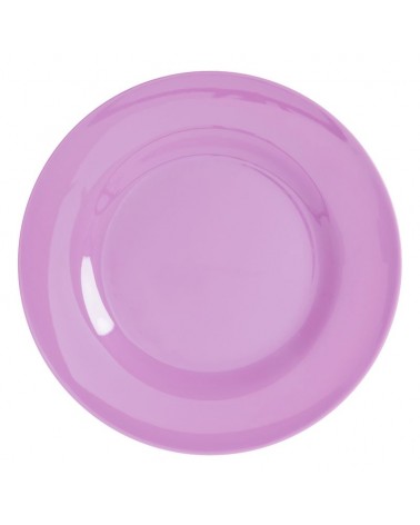 Assiette plate Mélamine - Rice - Dance it out mauve - 25 cm