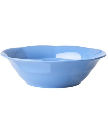 Assiette creuse Mélamine Rice - Bleu gendarme - 19 X 6 cm