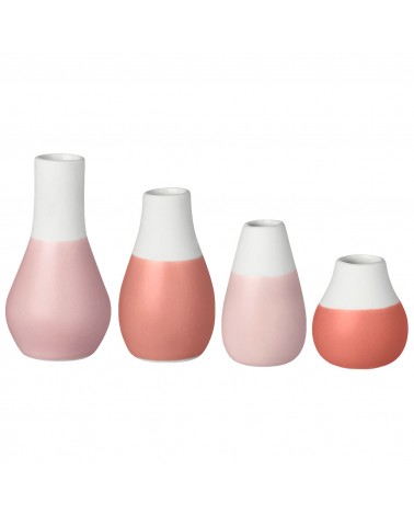 Ensemble de 4 petits vases - Rader - Pastels