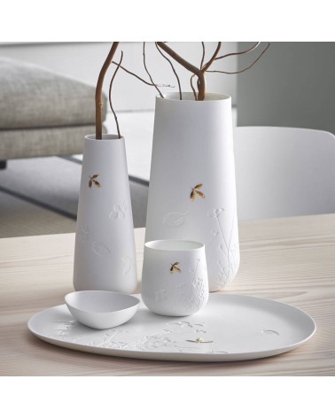 Petit vase - Rader - Feuille dorée - 14135