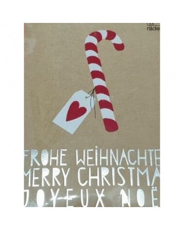 Carte de Noël - Sucre d'Orge - Joyeux Noël - Rader