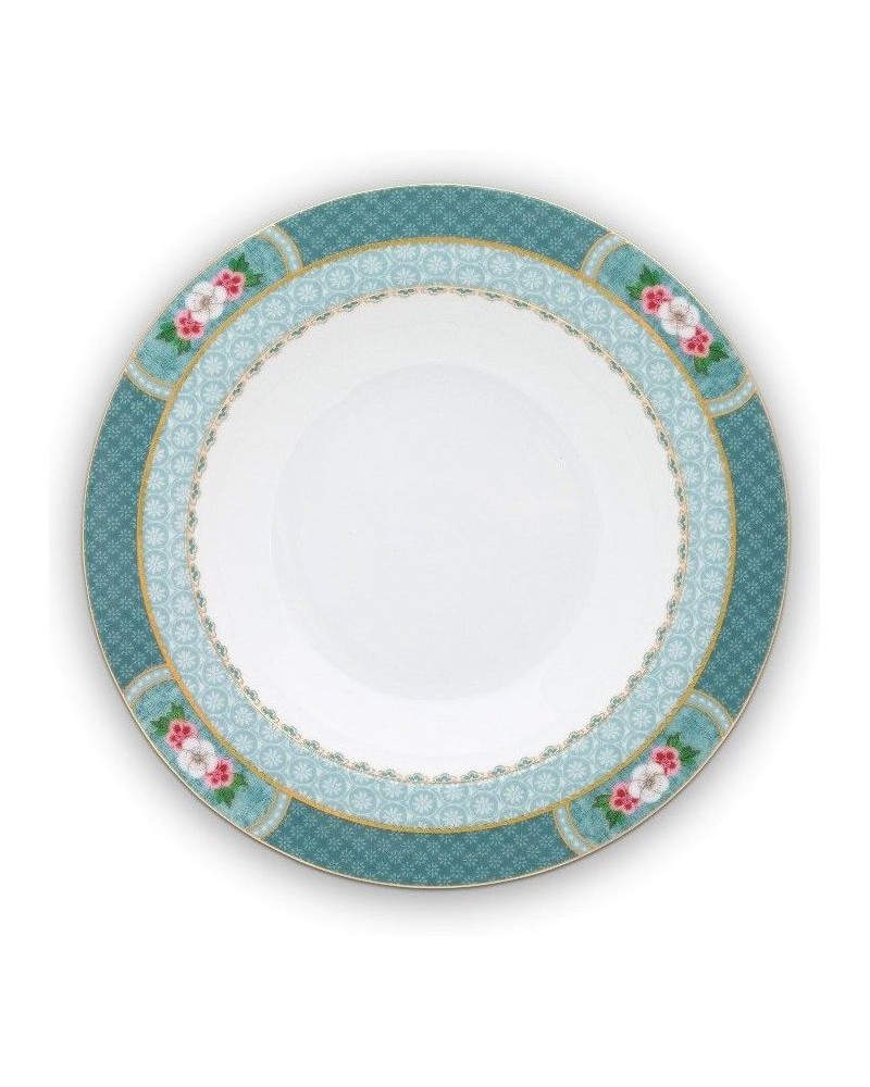 Assiette creuse - Blushing Birds - Bleue - Pip Studio - 21.5 cm