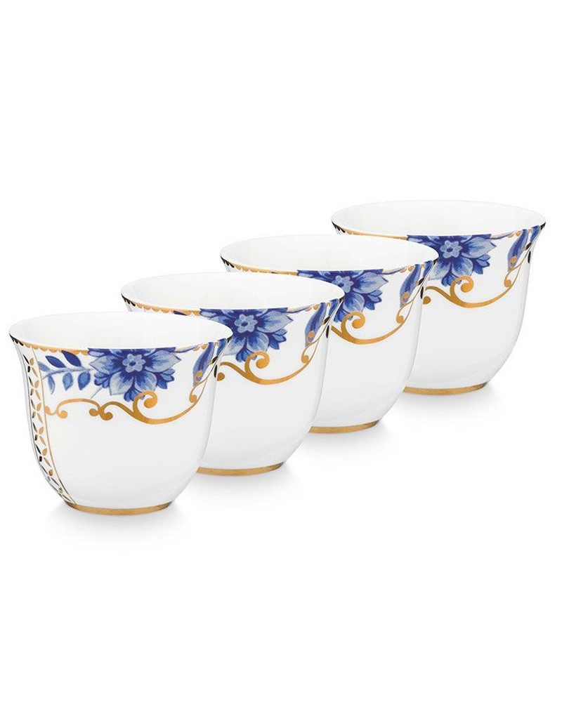 Set de 4 tasses à expresso - Royal White - Pip Studio - 8cl
