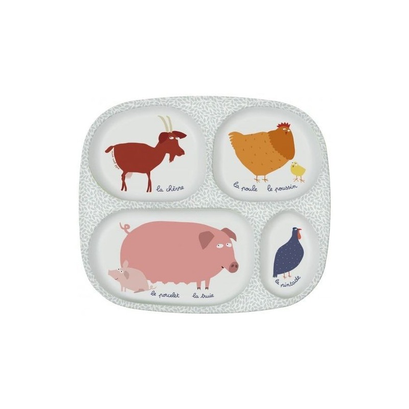 Plateau - 4 compartiments - La Ferme