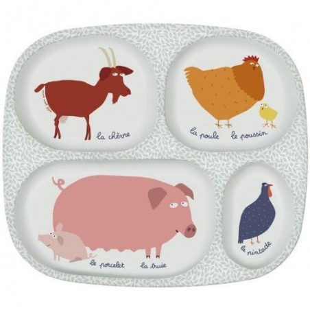 Plateau - 4 compartiments - La Ferme