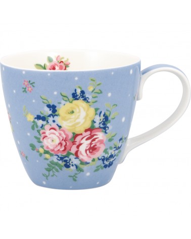 Mug - Greengate - Laura dusty blue