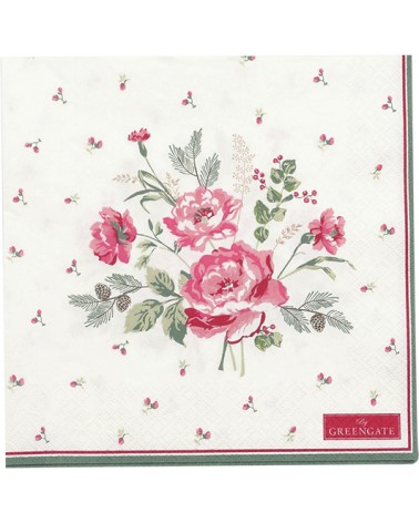 Serviettes en papier - Greengate - Leonora Merry Christmas