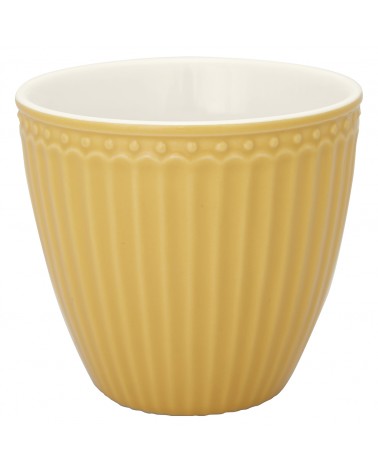 Latte cup - Greengate - Alice honey mustard