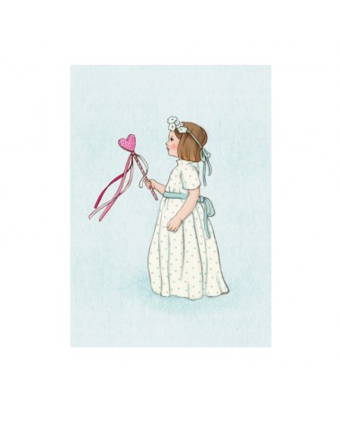 Carte postale - Belle and Boo - Fairy wand