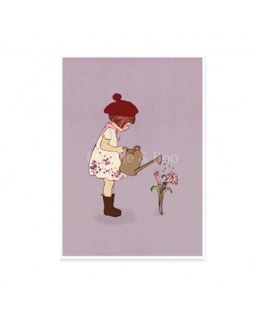 Carte postale - Belle and Boo - The gardener