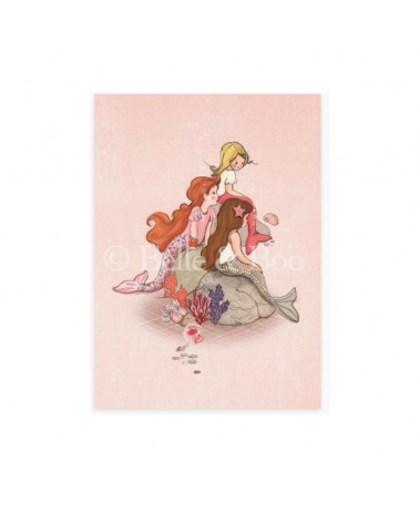 Carte postale - Belle and Boo - Mermaids