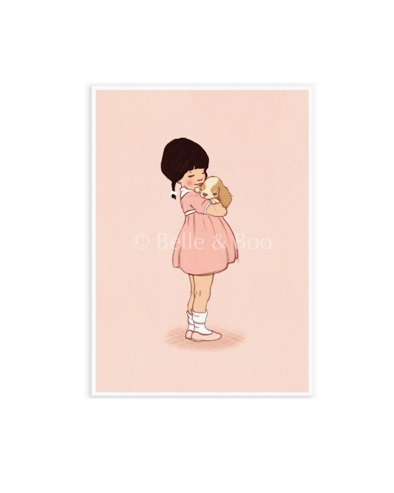 Carte postale - Belle and Boo - Puppy love