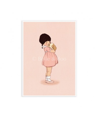 Carte postale - Belle and Boo - Puppy love