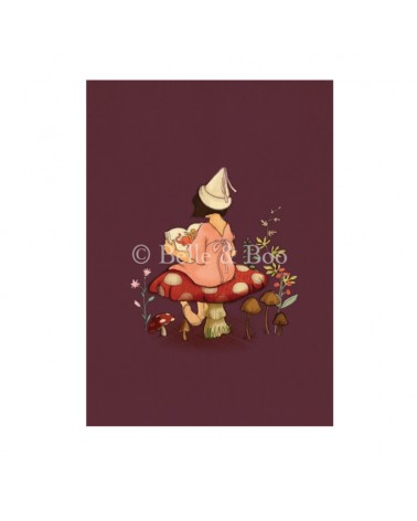 Carte postale - Belle and Boo - Toadstool tales
