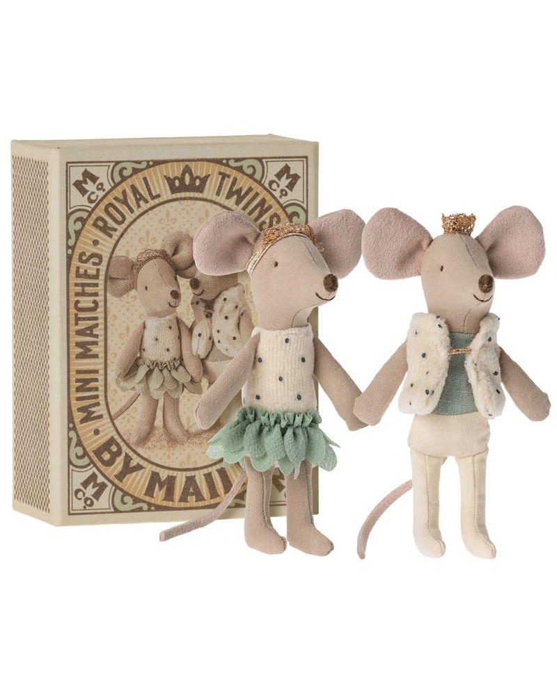 Boîte de d'allumettes avec couple Royal Souris - Maileg