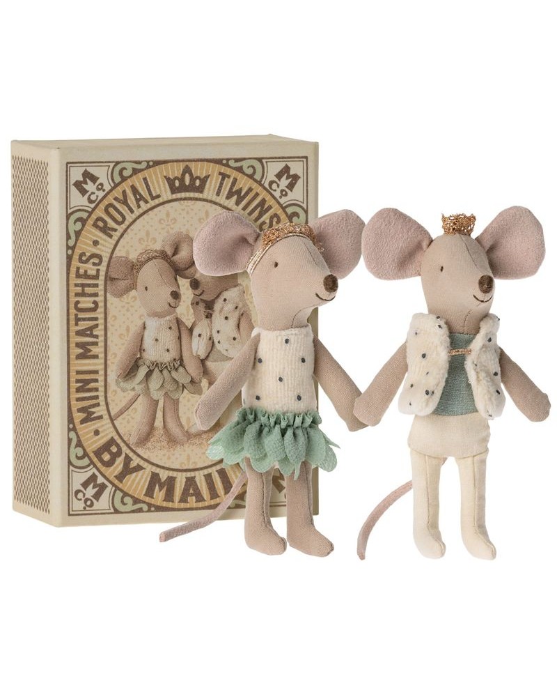 Boîte de d'allumettes avec couple Royal Souris - Maileg