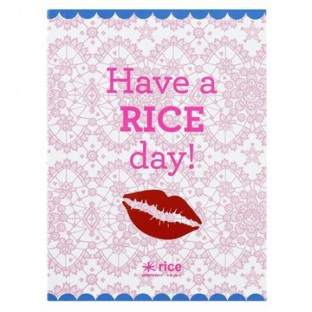 Petit Carnet - Rice - Have a rice day