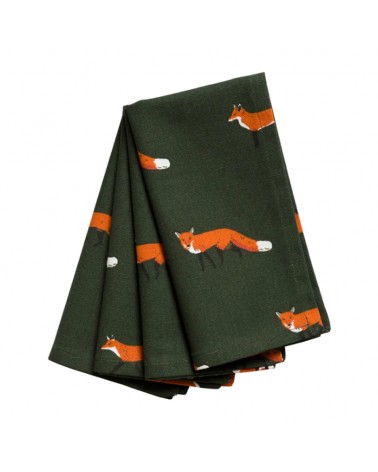 Lot de 4 serviettes - Sophie Allport - Foxes