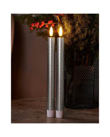 Sirius LED Bougie Smilla Set de 3 bougies rechargeables 5 x / 10 / 15 / 20  cm blanc kaufen