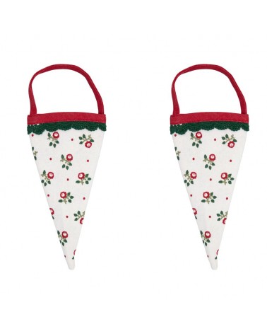 Lot de deux cornets - Greengate - Abi petit white - COTCOR2pabp0106