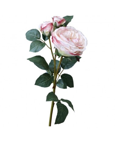 Fleur - Rose et boutons - Chic Antique - 58 cm