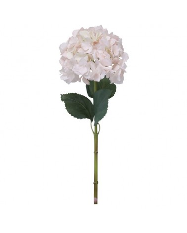 Fleur - Hortensia avec feuilles - Chic Antique - 85 cm - rose