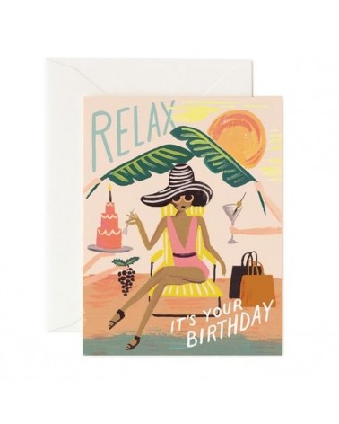 Carte double - Rifle Paper - Relax