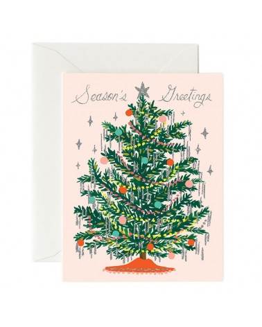 Carte double - Rifle Paper - Tinsel tree