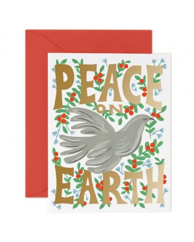 Carte double - Rifle Paper - Peace Love