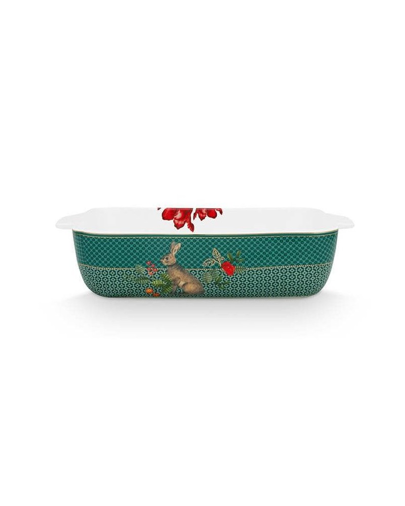 Plat de cuisson rectangulaire - Pip Studio - Winter wonderland - Lièvre