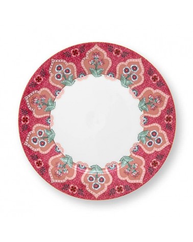 Assiette à dessert - Flower festival - Pip Studio - Dark pink - 21 cm - 51001295