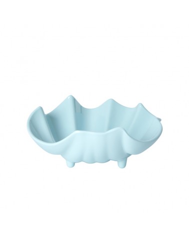 Plat de service - Rice - Coquillage - Light blue