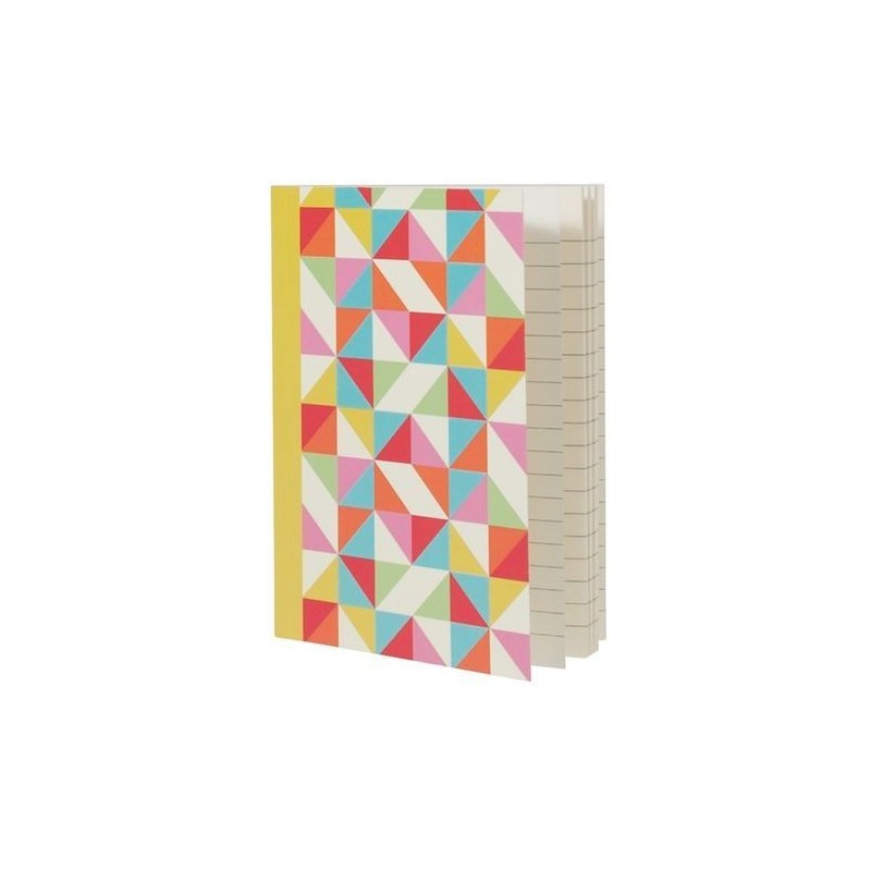 Carnet de poche A6 - Multicolour geometric - Rex