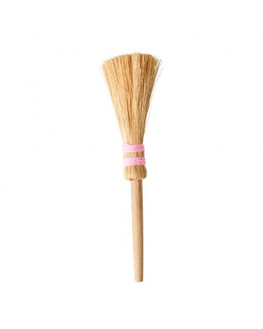 Petit balai en paille - Rice - Rose - BROOM-IBS