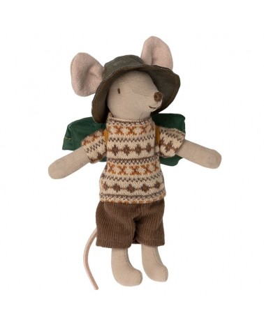 Souris - Big brother - Maileg - Randonneur et sac de couchage - 17-3209-00