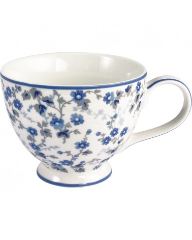 Tasse à thé - Greengate - Monica dusty blue en porcelaine STWTECMON2806