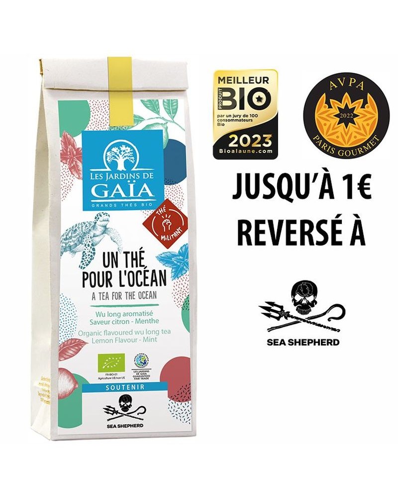 Un thé pour l'Océan - Thé Wu long - Les Jardins de Gaïa - 100g
