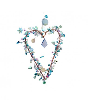 Coeur de perles scintillant - Noï - Heart romance sky AM103289