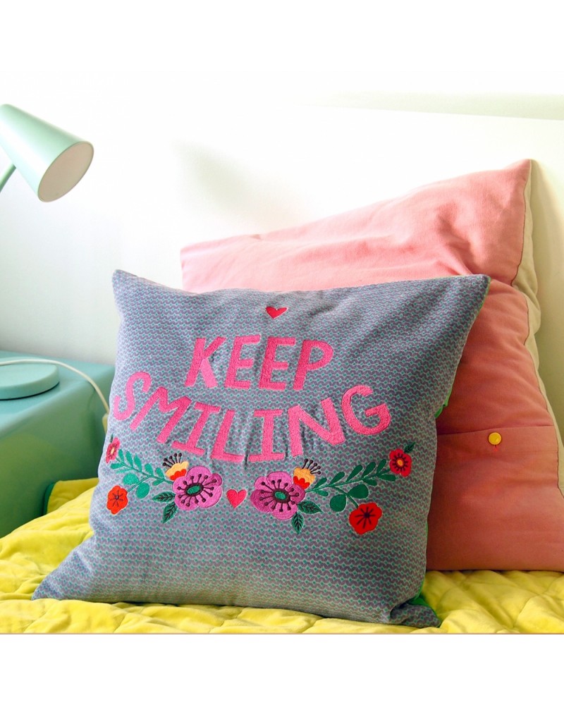 Coussin - Noï - Keep smiling