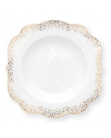 Assiette creuse 23.5 cm - Pip Studio - Royal Winter White