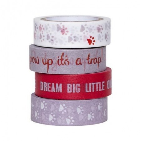 Lot de 4 Masking tape - Bloomingville