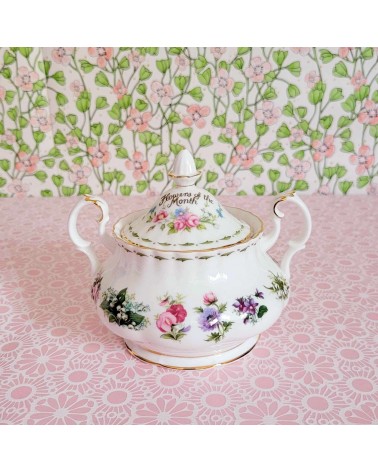 Sucrier flower of the month Royal Albert