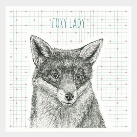 Dessous de verre porcelaine - East of India - Foxy Lady